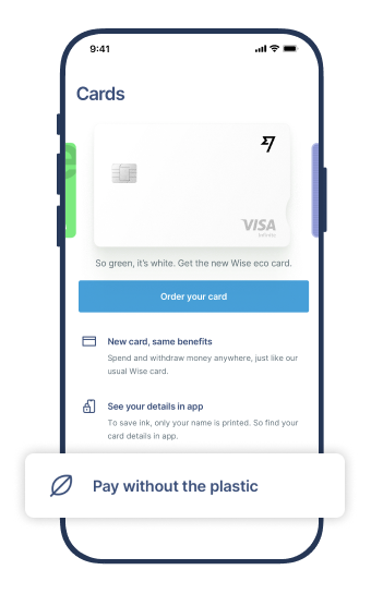 Eco-friendly cards to reduce plastic waste